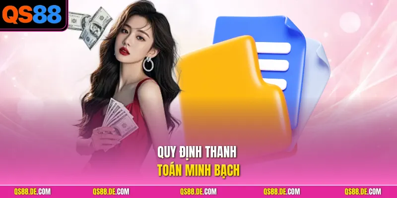 Quy định thanh toán minh bạch