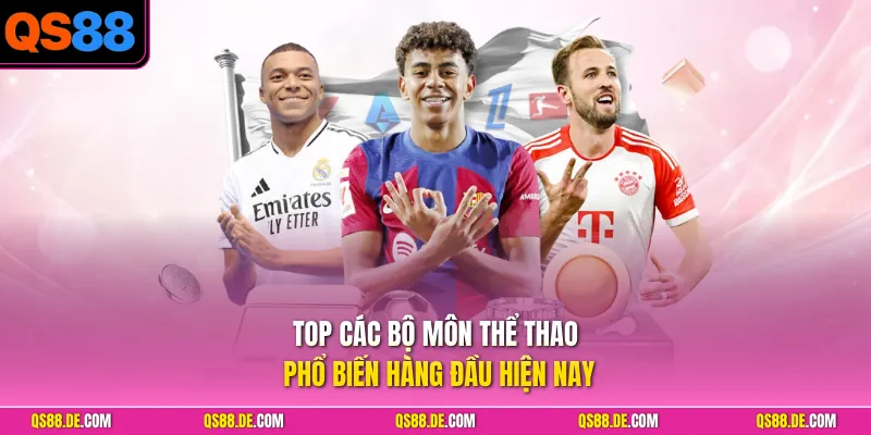 Top các bộ môn thể thao phổ biến hàng đầu hiện nay